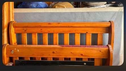 Headboard and box spring full size