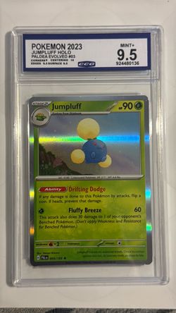 Jumpluff Holo Pokémon Card CCG Graded 9.5