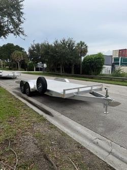 Sport Haven 7 x 20 Aluminum Car Hauler Trailer 10k