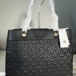 Tory Burch Fleming Triple Compartment Tote Bag