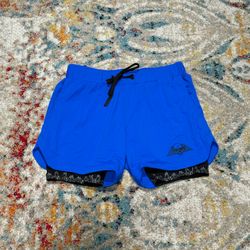 Civil Regime x No Tomorrow Blue Running Shorts