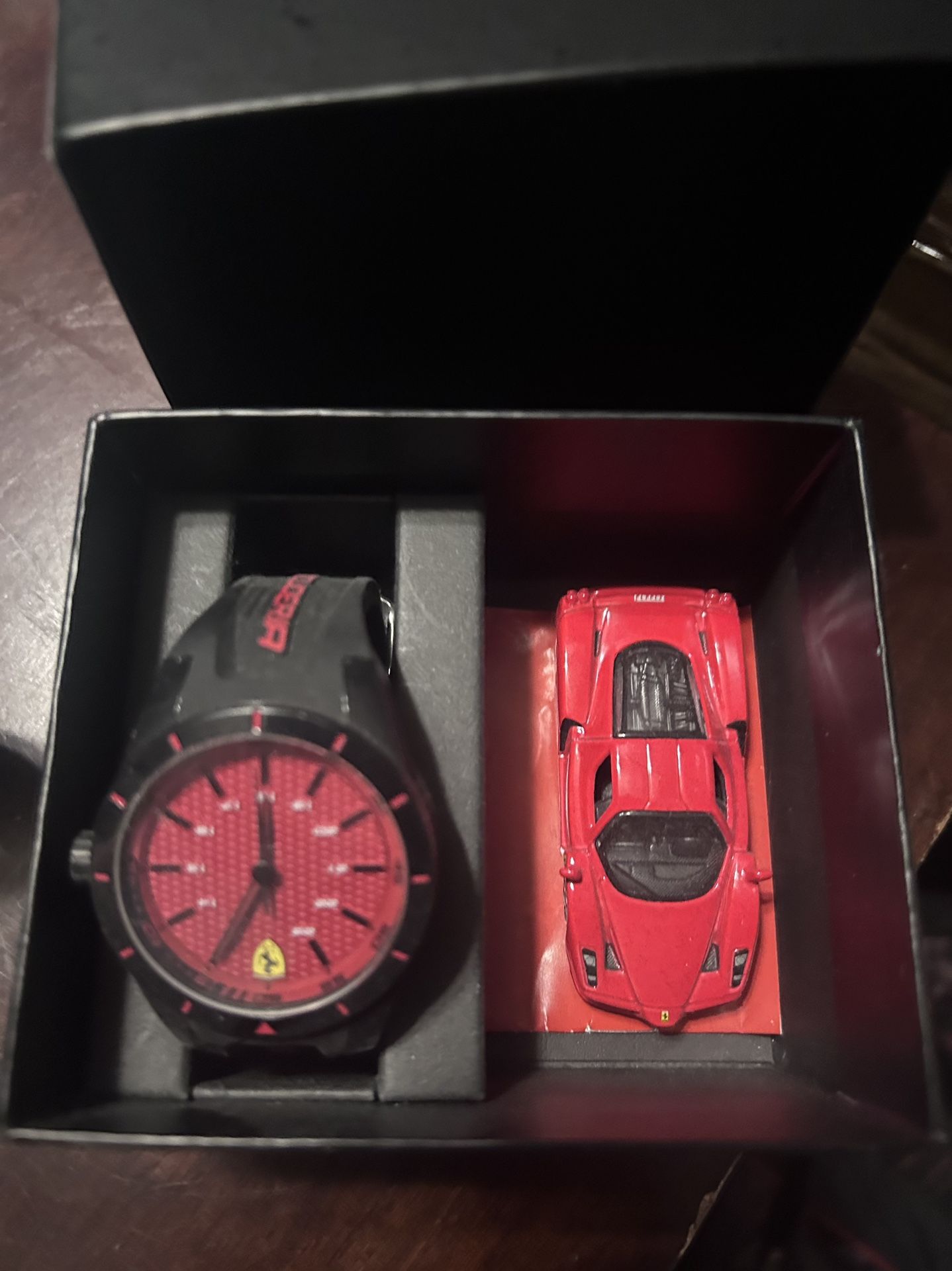 Ferrari red rev watch