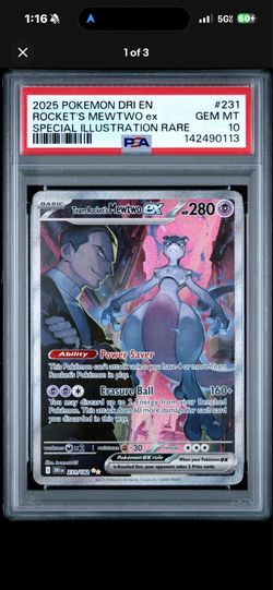 Psa 10 destined rivals mewtwo