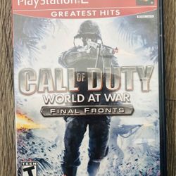 Call of Duty world at war final fronts