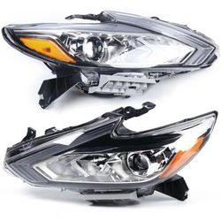 Front Headlight, for 2016-2018 Nissan Altima Halogen Headlight