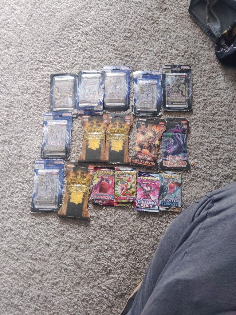 Pokemon And Yu-Gi-Oh Packs!!