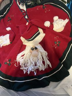 Santa Christmas Tree Skirt