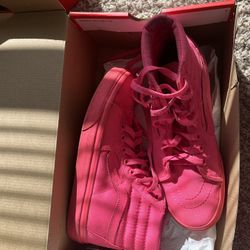 Neon Pink Vans
