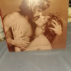 Vintage 1976 A Star Is Born Soundtrack Barbra Streisand And Kris Kristofferson Vinyl 12 Lp Album