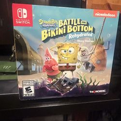 SpongeBob Square Pants Rehydrated Shiny Edition Nintendo Switch