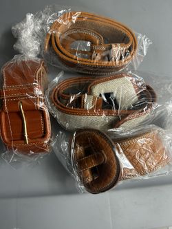 New Women's Fashion Leather Belts Size M And Size S