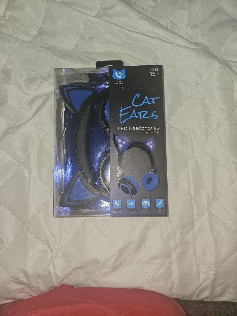 Cat Ears LED Headphones 