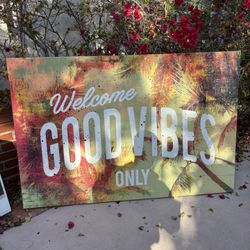 Good Vibes Poster Canvas