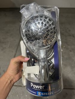 Waterpik hand shower with 8 foot hose