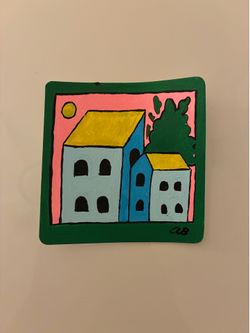 4” x 4” mini painting