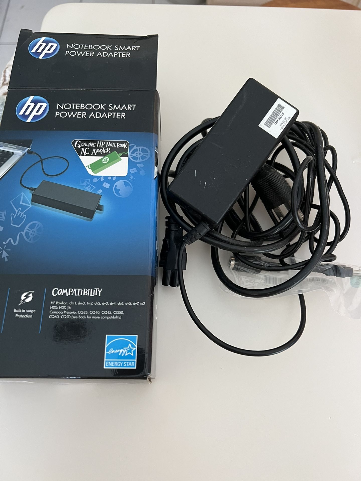 HP Notebook Smart Power Adapter 489210-003 KG298AA#ABA