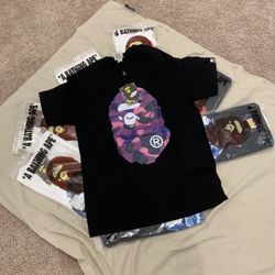 PURPLE BAPE TEE
