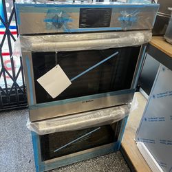 Bosch Stainless Steel 30” Double Wall Oven Electric Open Box 
