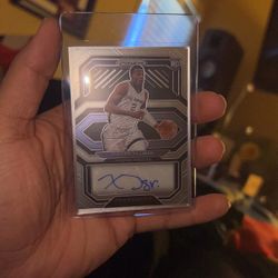 2020-21 Panini Prizm Xavier Tillman Silver Prizm Rookie Autograph Auto