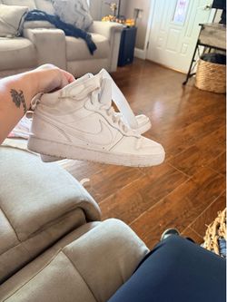 White Nike court borough