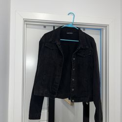 Black Denim Jacket 