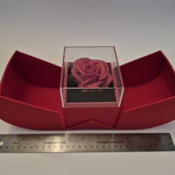 Heart Shaped Box With Rose 