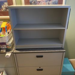 Bookshelf And File Cabinet