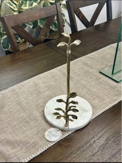 Brand new with tags paper towel holder  with heavy duty base.