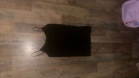 Black Regular Spaghetti Strap