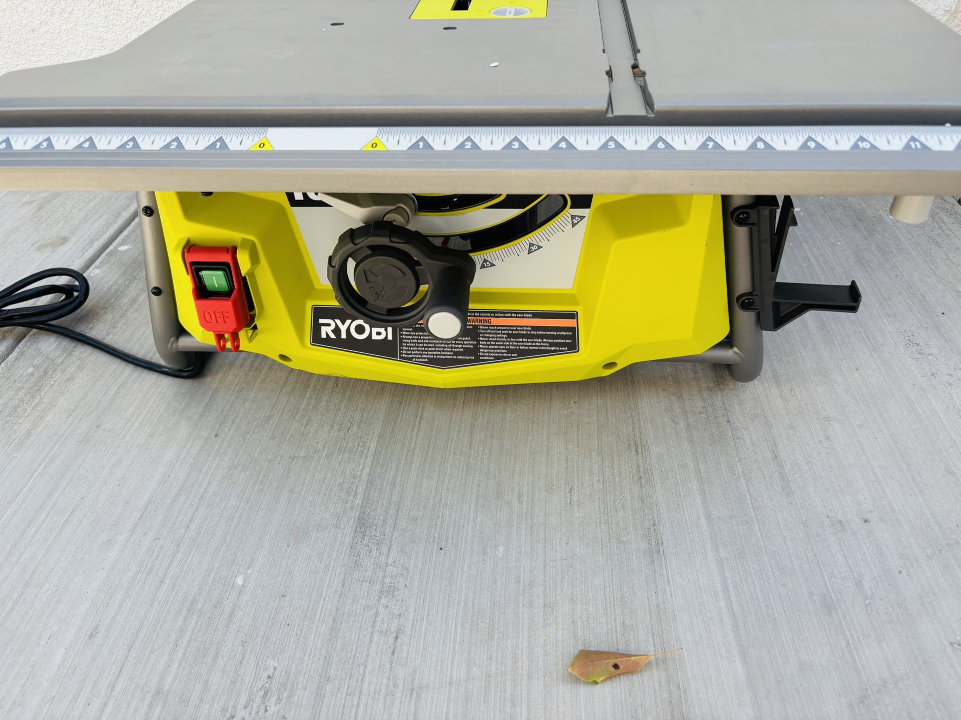 Ryobi 15 Amp 10 in. Compact Portable Corded Jobsite Table Saw with Folding Stand