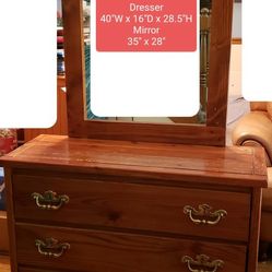 Youth Dresser With Mirror