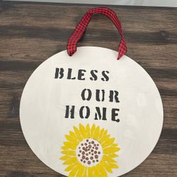 Home And Living Wood Sign