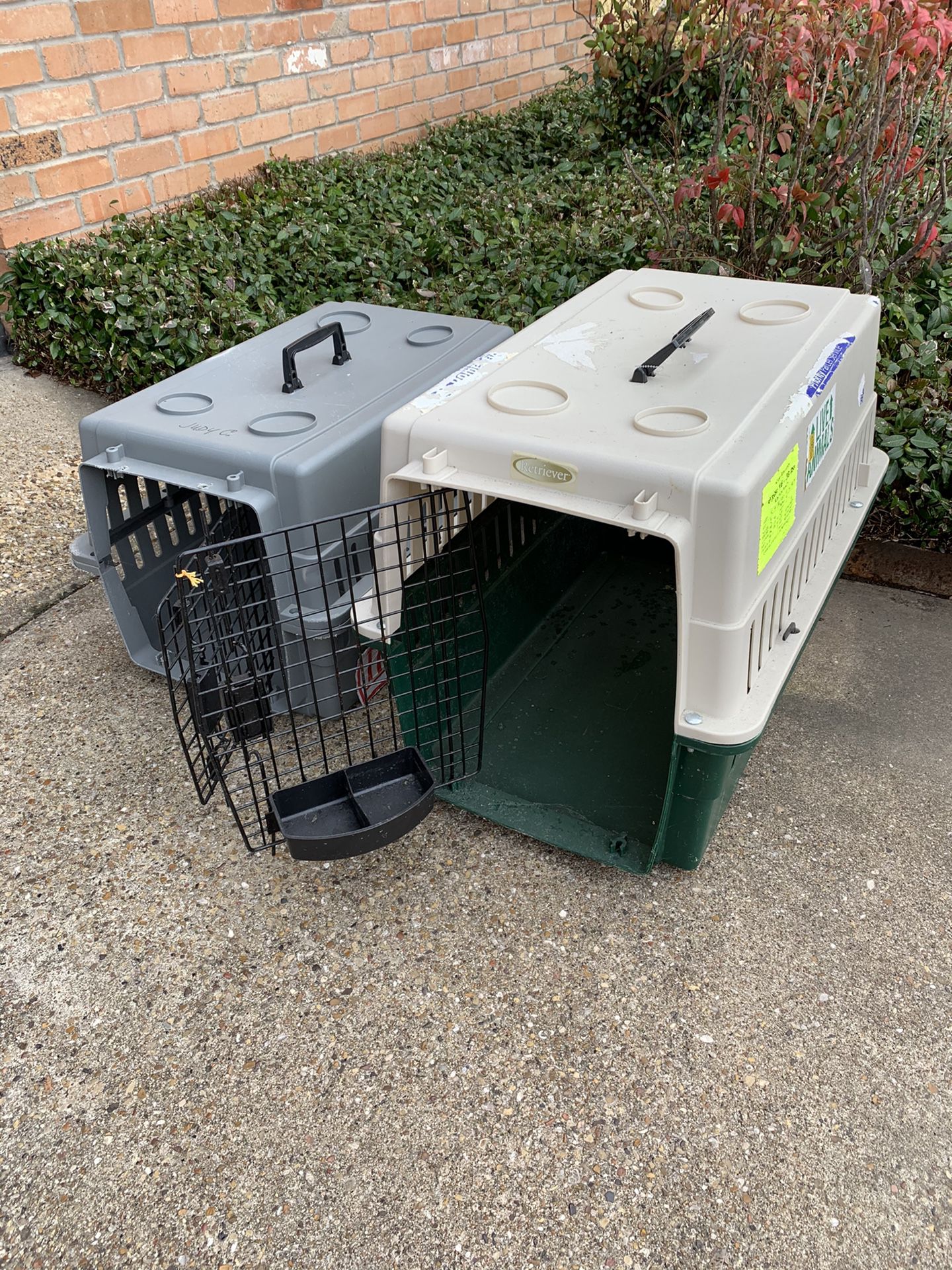 Collapsible Pet Crates $ 25 and $35