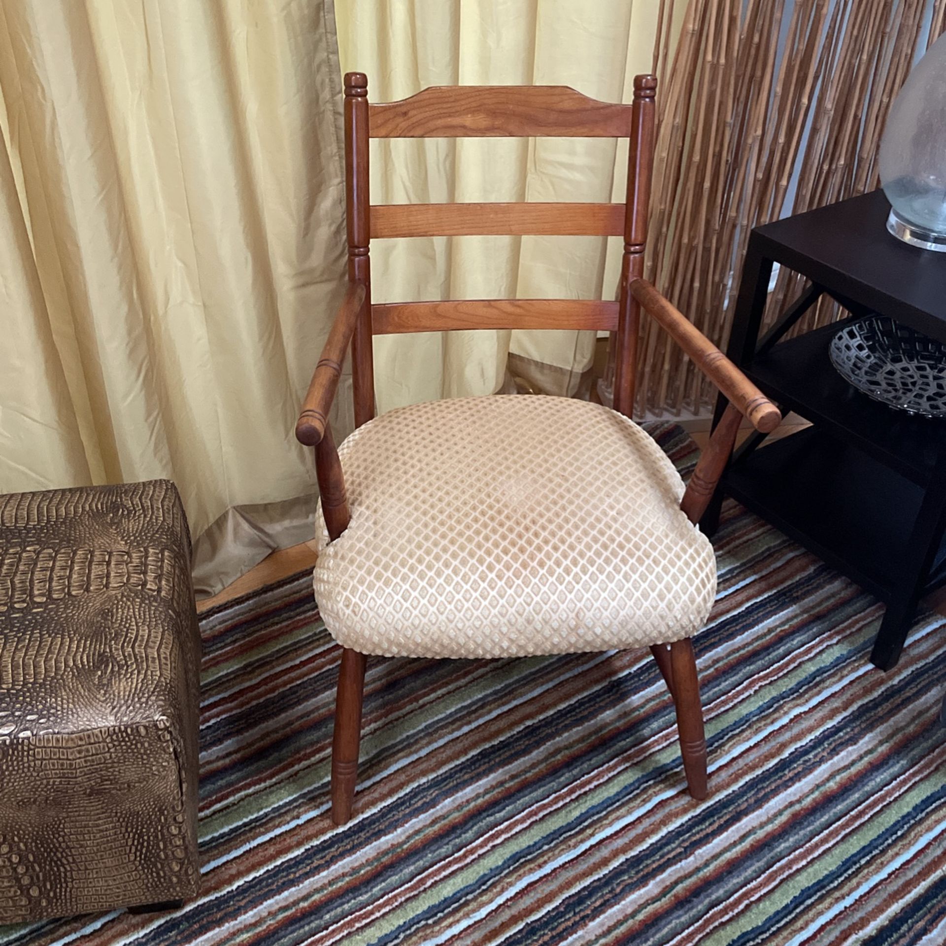 Antique Wood Shaker Arm Chair