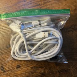 Bag Of 7-9 iPhone Chargers Lightning