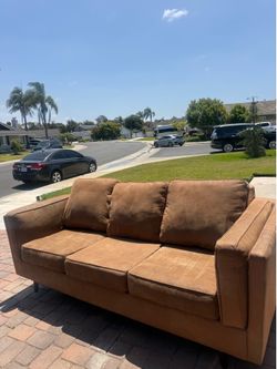 Loveseat and sectional couch