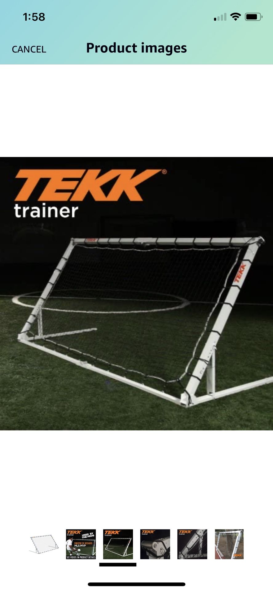Tekk Trainer Rebounder Goal (Soccer, Basketball, Lacrosse, Baseball)