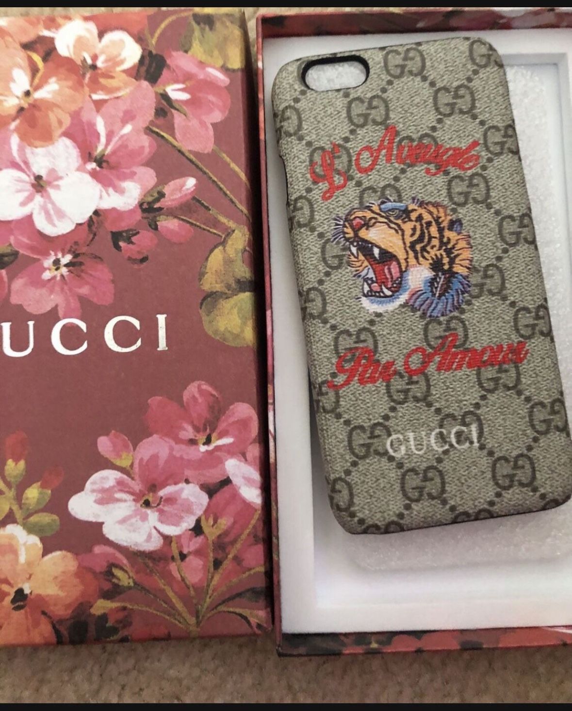 New Tiger Guci GG iPhone 6, 6 S Case.old Stock