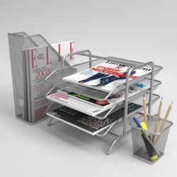 Ikea Dokument 3 Tier Letter Tray Paper Office Holder 