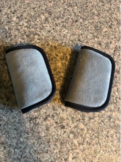 Car seat strap cushions