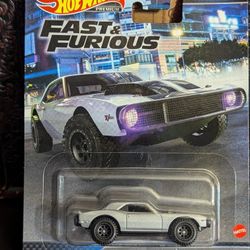 🔥 Hot Wheels Fast & Furious 1:64 1967 Chevy Camaro Off-Road Diecast Car Model Toy