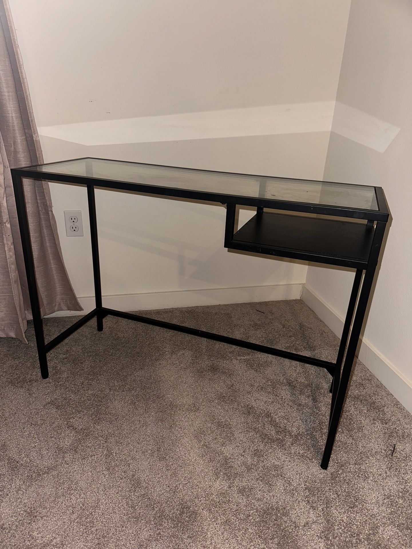 Skinny Glass Table/ Desk