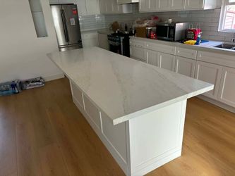 Quartz stone prefab 36 in by 98 for Kitchen bathroom island countertop - Piedra de quarzo