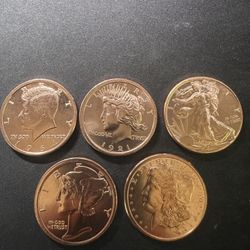 Copper Coins Collectible 
