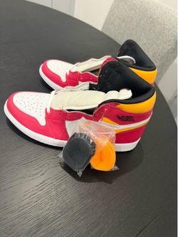 Jordan 1s Light Fusion Red