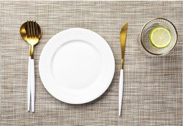 NEW Woven Placemats Set of 6 – Caramel