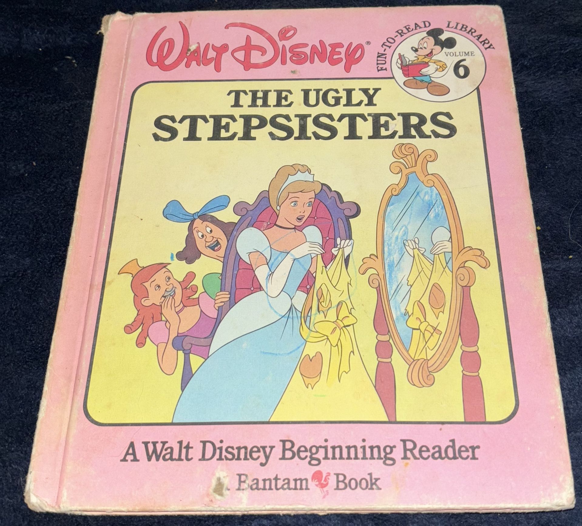 Vintage 1986 hardback edition of Walt Disneys “The Ugly Stepsisters” book