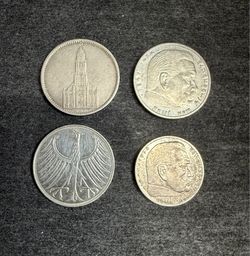 4 Germany Silver Coins