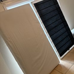 Twin Mattress And Metal Box Spring 