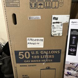 50 Gallon Gas Water Heater Brand New In The Box 